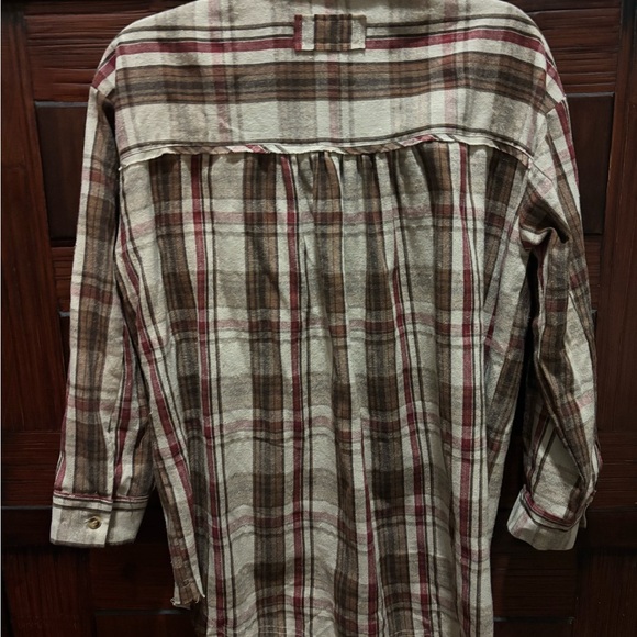 Pink Lily western flannel - Picture 9 of 9